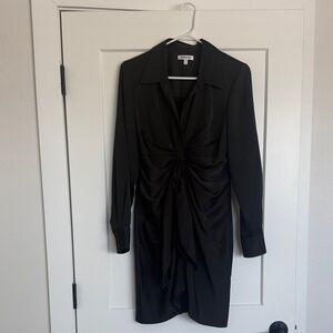 Good American Black Long Sleeve Dress